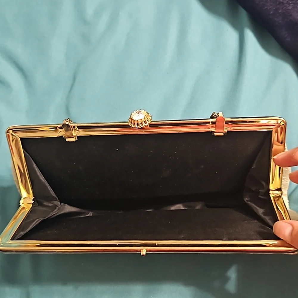 Vintage gold clutch